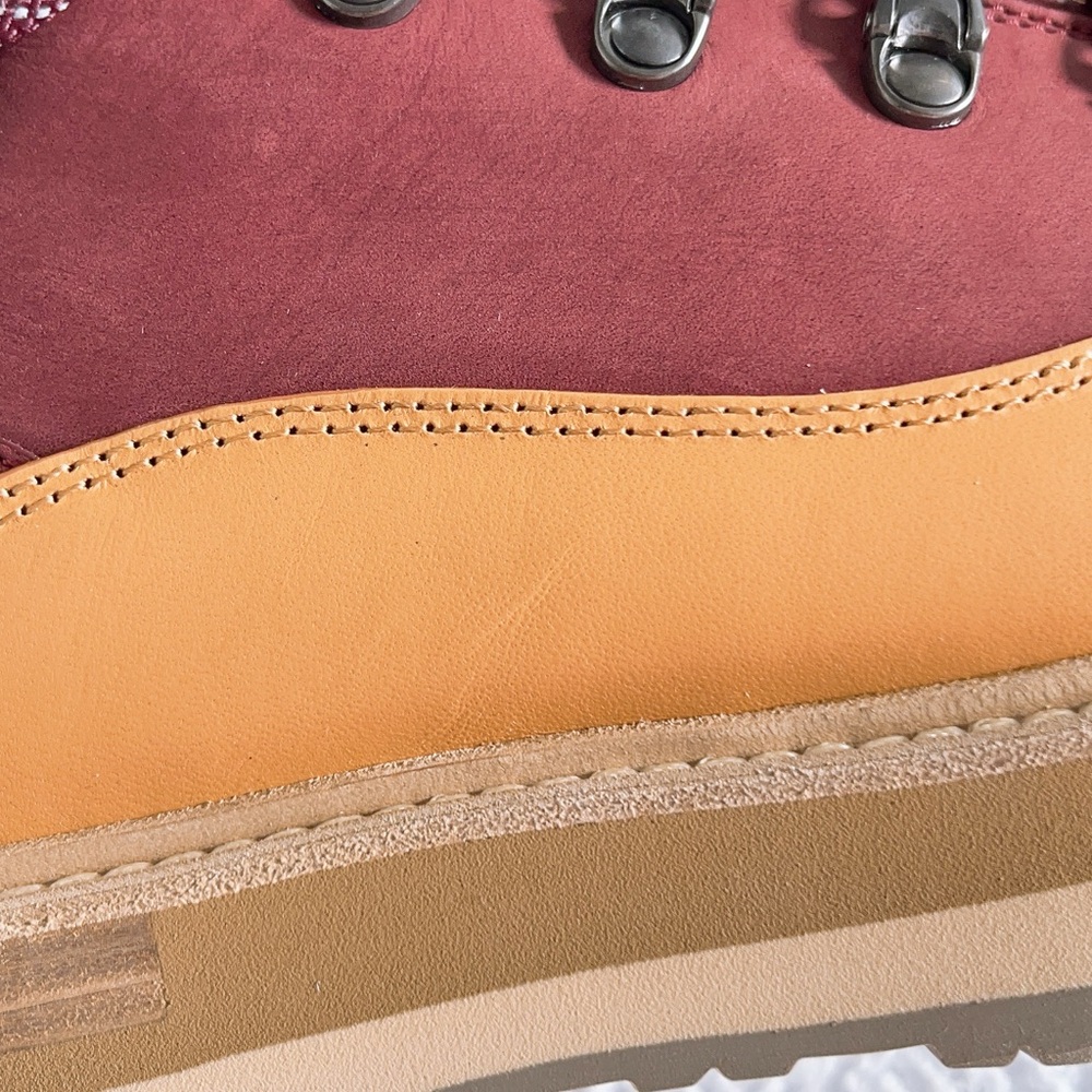 Moncler Peka Trek shearling-trimmed Suede & Leather Hiking Boots - Picture 9 of 16